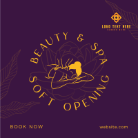 Spa Soft Opening  Instagram Post