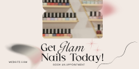 Salon Glam Nails Twitter Post