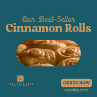 Best-seller Cinnamon Rolls Instagram Post