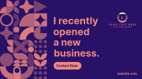 Shapes Open New Business  Facebook Event Cover