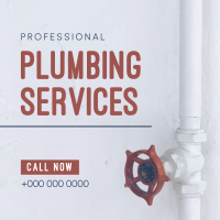 Professional Plumbing Instagram Post Design