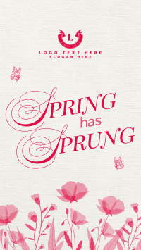 Spring Has Sprung Instagram Story