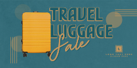 Travel Luggage Discounts Twitter Post