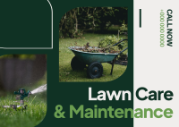 Lawn Care & Maintenance Postcard