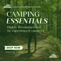 Mountain Hiking Camping Essentials Linkedin Post