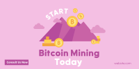 Bitcoin Mountain Twitter Post