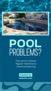 Pool Problems Maintenance Facebook Story