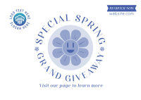 Spring Giveaway Postcard