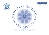 Spring Giveaway Postcard