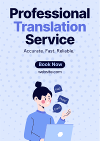 Professional Translation Service Flyer