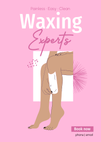 Waxing Experts Poster