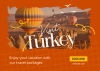 Turkey Travel Postcard