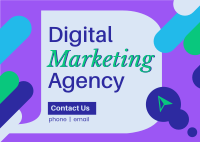 Strategic Digital Marketing Postcard