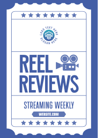 Reel Reviews Flyer Design