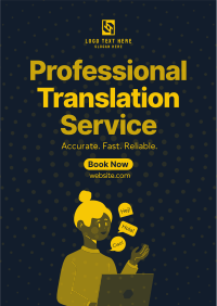 Professional Translation Service Flyer