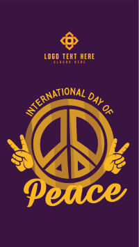 Peace Day Symbol Instagram Reel Image Preview