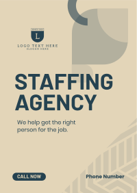 Simple Agency Hiring Flyer