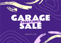 Garage Sale Doodles Postcard