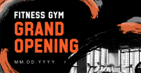 Messy Brush Fitness Facebook Ad Design