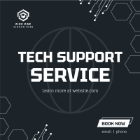 Tech Support Instagram Post Image Preview