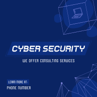 Cyber Security Consultation Instagram Post Design