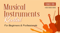 Music Instrument Rental Animation