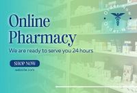 Online Pharmacy Pinterest Cover Design