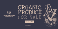 Organic Produce Twitter Post