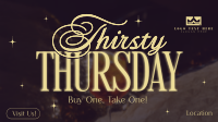 Thirsty Thursday Cocktails Animation