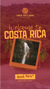 Paradise At Costa Rica YouTube Short Design