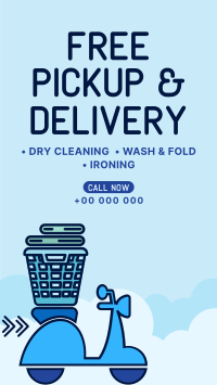 Laundry Pickup and Delivery YouTube Short