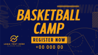 Basketball Sports Camp Animation