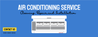 Air Conditioning Service Facebook Cover Design