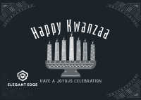 Kwanzaa Celebration Postcard