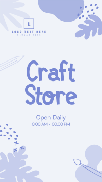 Craft Store Timings Facebook Story