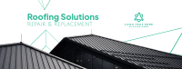 Residential Roofing Solutions Facebook Cover Design