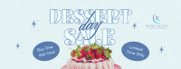 Retro Dessert Sale Facebook Cover Image Preview