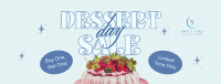 Retro Dessert Sale Facebook Cover Image Preview