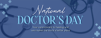 National Doctor's Day Facebook Cover Image Preview