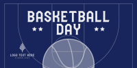 Sporty Basketball Day Twitter Post