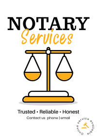 Reliable Notary Flyer