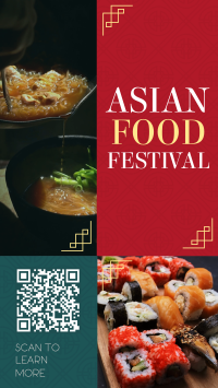 Asian Food Fest Facebook Story