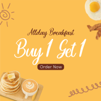 All Day Breakfast Instagram Post Design