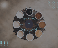 Coffee Engagement Facebook Post