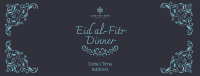 Fancy Eid Dinner Facebook Cover