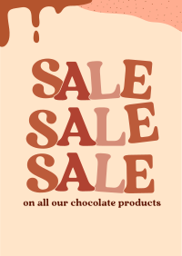 Sweet Chocolate Sale Flyer Design