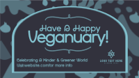 Playful Veganuary Greetings Animation