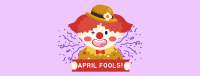 April Fools Clown Banner Facebook Cover