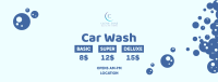 Car Wash Promotion Facebook Cover Image Preview