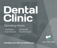 Clinic Hours Facebook Post